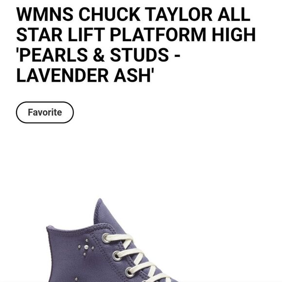 Chuck Taylor Converse All Star High Top "Pearls & Studs"  Women Size 8.5 - Picture 8 of 8